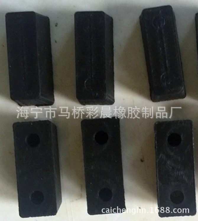 长方形黑色橡胶块 橡胶脚垫 橡胶垫 家具机箱橡胶防滑缓冲减震块