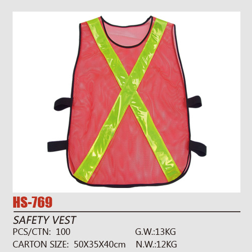 工厂低价供应该背心网眼布安全反光背心