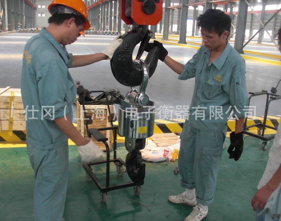 Электронные крановые весы Шанхайского бренда OCS-50 тонн, 50-тонные электронные крановые весы, электронные крючковые весы 50T