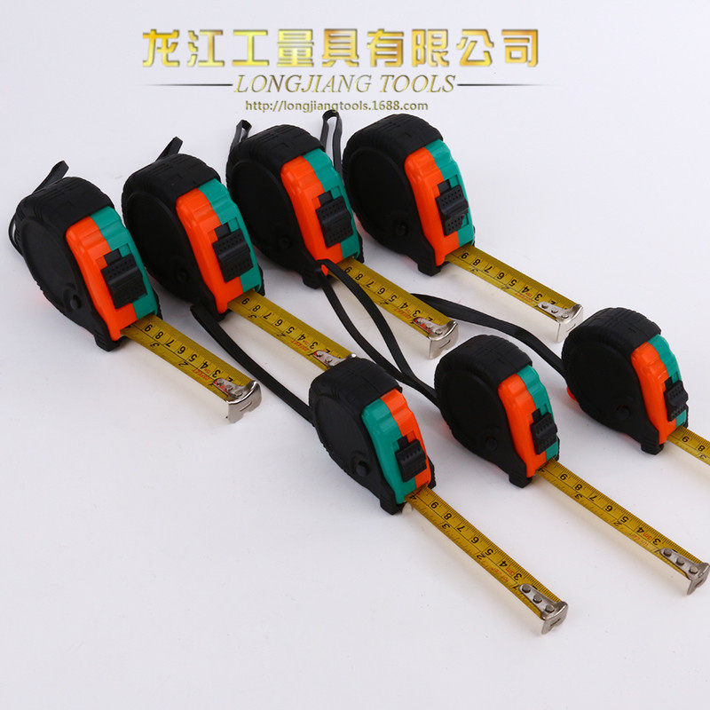 厂家直销 塑料钢卷尺 舒适防滑卷尺 精度1MM批发优惠