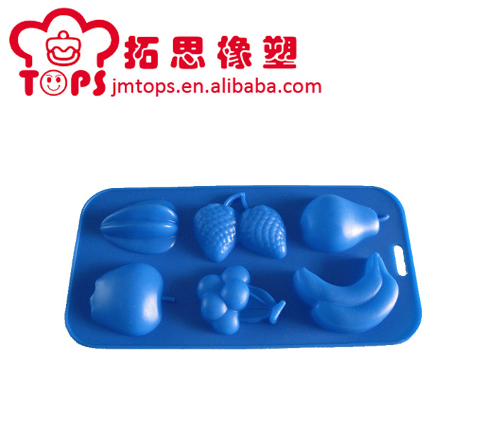 厂家直销硅胶水果冰格食品级硅胶冰格硅胶制冰器无毒冰格模具