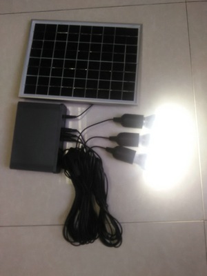 black Well solar energy source portable battery lithium battery electricity generation system lighting mobile phone Household