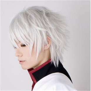 cosplay Wig handsome multi-color high temperature silk short wig universal male anime short hair wig wholesale