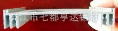 6063铝合金散热型材厂家直供 可开模订制表面氧化灯具散热铝型材