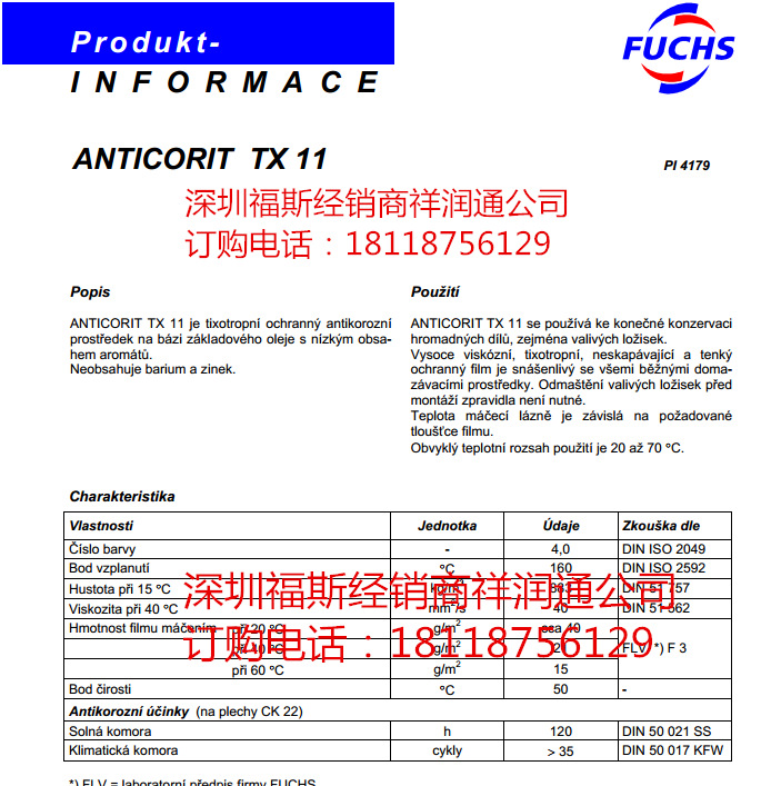 ANTICORIT TX 11