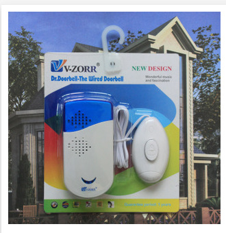 供应新款高品质安全有线电子门铃 家用公司办公室叮咚门铃批发