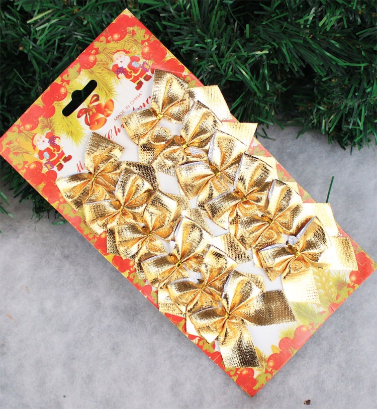 Christmas Bow Knot Polyester Party Decorative Props display picture 1