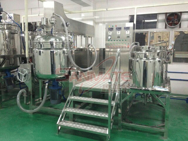 蒸汽加热真空均值乳化机 沐浴露 染发膏乳化机 高剪切均质乳化机