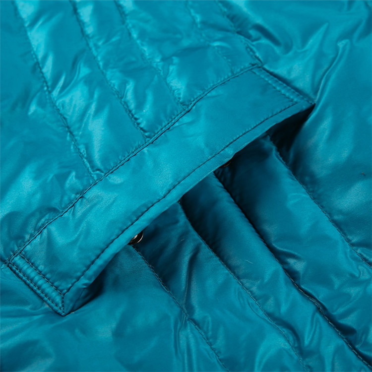 Women's Clothing Down jacket for women, winter style, fashionable white duck down, A line, large size, light, warm, high necked down jacket_voghion.com