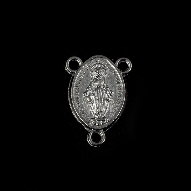 厂家直销 耶稣三角吊牌挂件 宗教项链吊坠 DIY合金饰品配件批发