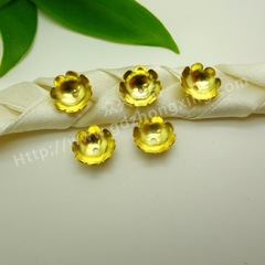 手工串珠材料批發新款串珠珠托鏤空花托花帽DIY飾品配件批發