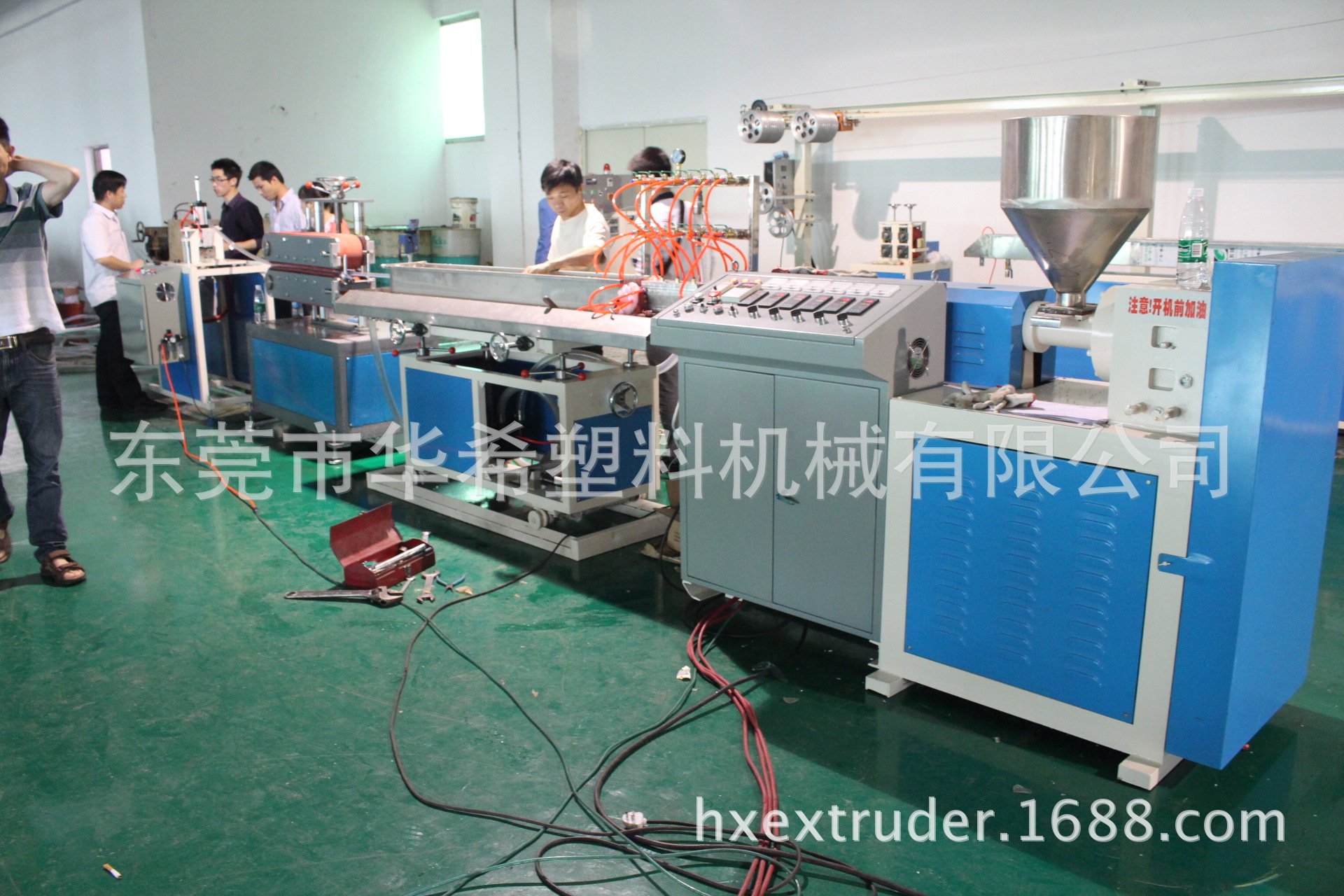 Φ30单螺杆挤出 饮料吸管挤出生产线