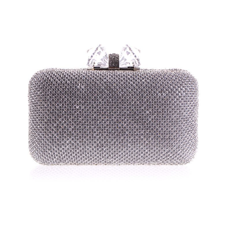 Strass Tasche Damen Tasche Geeignet Für 5,5-zoll-handy Trend Ige Koreanische Frauen Tasche Abend Bankett Tasche Bastel Tasche 1268 display picture 1