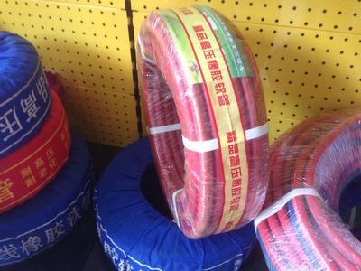 三王 厂家直销批发优质三胶两线双色橡胶高压氧气管乙炔管