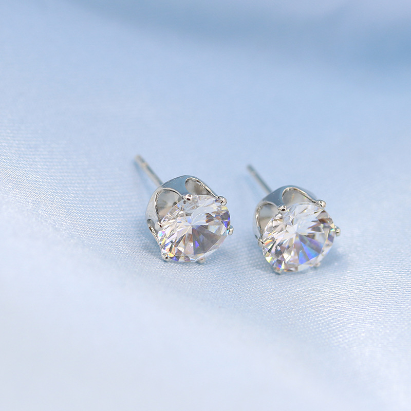Mode Geometrisch Diamant Legierung Künstliche Edelsteine Ohrringe display picture 7