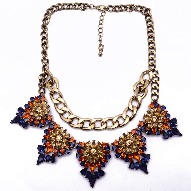 Necklace handmade diamond accessories women necklace clavicle chain jewelry wholesale black