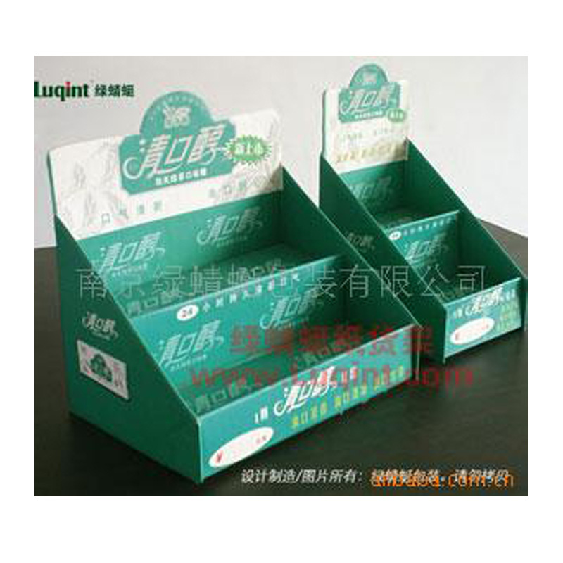 厂家专业定做柜台式展示架 超市桌面纸货架 口香糖纸展示盒