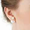 Earrings from pearl, Korean style
