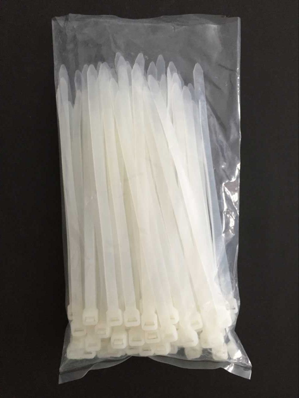 华达厂家直销尼龙扎带 自锁式尼龙扎带 塑料扎带10*200 100条捆带