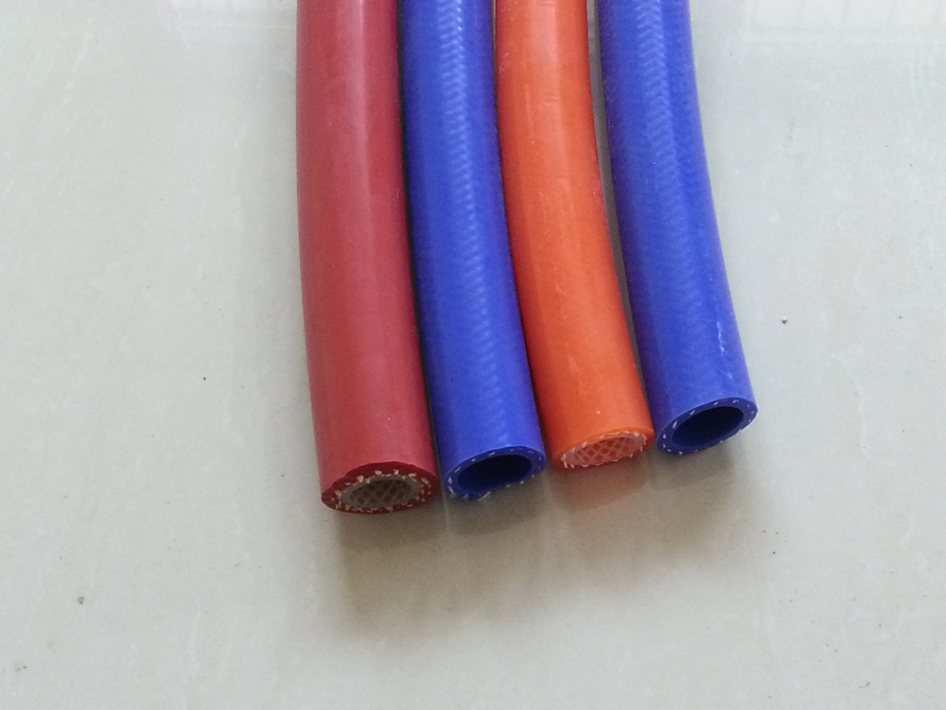 上海厂家直销双色食品级耐温耐磨网纹编织硅胶管