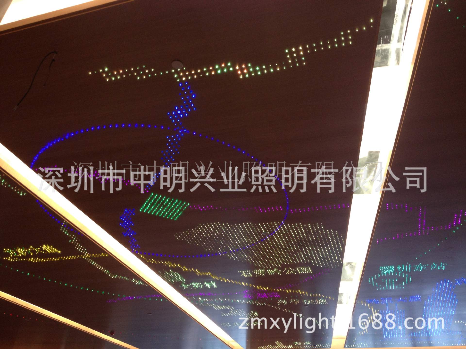 led灯 塑料光纤地图 室内天花光纤装饰灯 图形发光灯 PMMA光纤丝-阿里巴巴