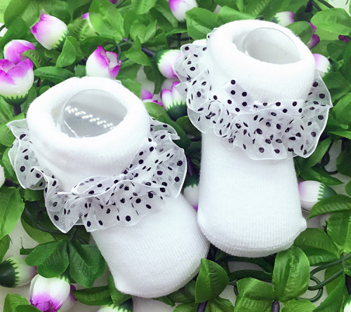 Baby socks, children's lace socks, baby dress socks, princess socks, one hundred days baby socks, lace socks