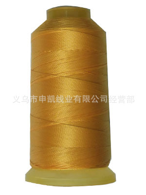 황색 385 150D 세 가닥 가는 실