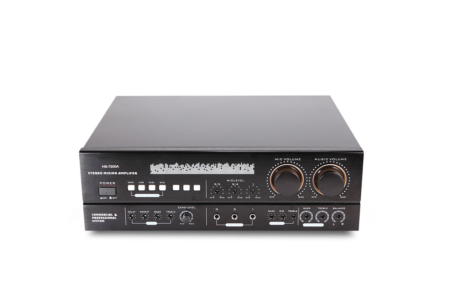 Precio de fábrica al por mayor y al por menor amplificador de karaoke HS-7200B KTV amplificador de ingeniería amplificador de sonido de audio profesional