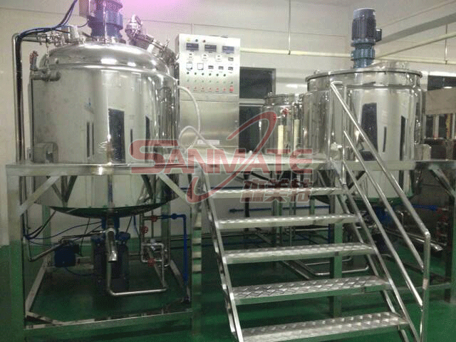 1000L真空乳化搅拌罐 树脂真空乳化罐 加热搅拌釜带真空