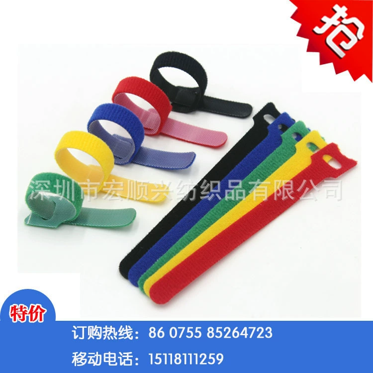 Ультра-тонкий Т-образный Велкро спина к спине галстук ремень Нейлон Дьявол клей галстук ремень Анти-потерянный Велкро галстук ремень