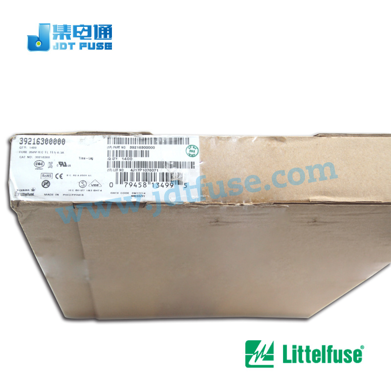 39216300000方形保险丝392力特Littelfuse 过流保险丝6.3A