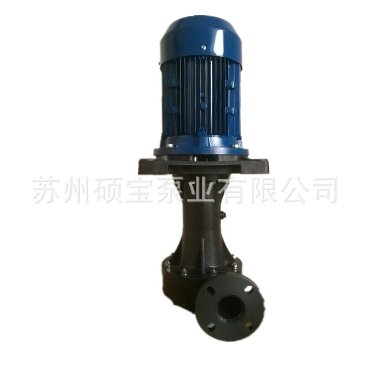 4KW耐酸碱液下化工泵 喷淋循环立式液下泵 喷淋塔立式液下泵