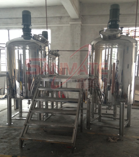 316L材质搅拌储罐 化肥搅拌储罐 农药储罐 单层液体搅拌储罐