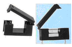 现货黑色保险座 BLX-A型 保险丝座 5*20MM玻璃管 连盖座