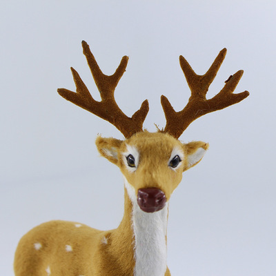 Wife Super simulation trumpet make simulation animal Decoration Christmas deer Deer