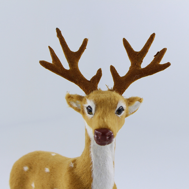 Wife Super simulation trumpet make simulation animal Decoration Christmas deer Deer
