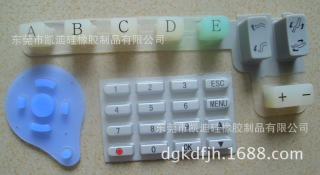 工厂直销键盘单K 键盘按键 硅胶按键 导电胶 密封圈 硅胶圈