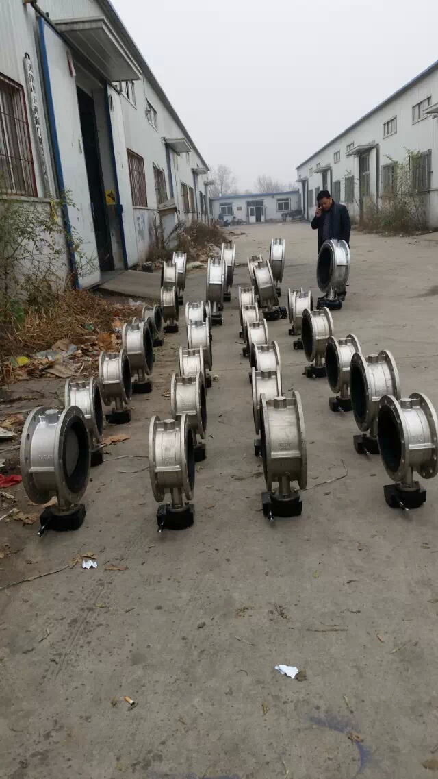 D671X-16P不锈钢气动快开型对夹式蝶阀