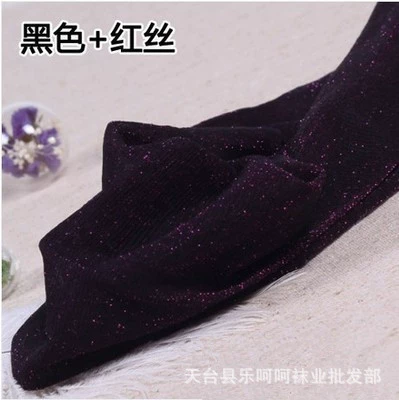 Thin tights, spandex & lurex 20D, semi-sheer fashion leggings, one-size (150–167 cm)