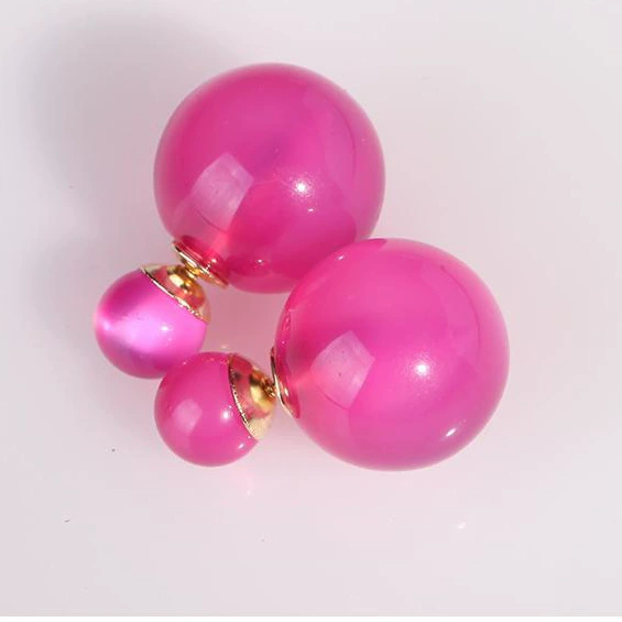 Прозрачные двусторонние серьги из жемчуга, корейский стиль, Aliexpress