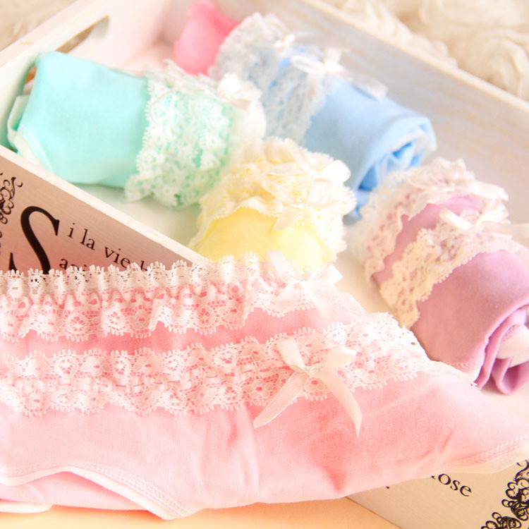 Slip 3127A Lace en coton - Ref 651561 Image 6