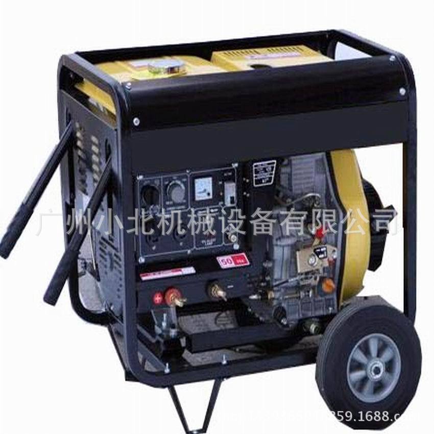 5KW柴油发电电焊两用开架式发电机 广州非静音发电机