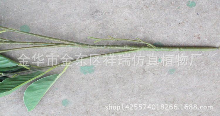 XRB-094金银花叶五叉枝71叶60花70CM枝干