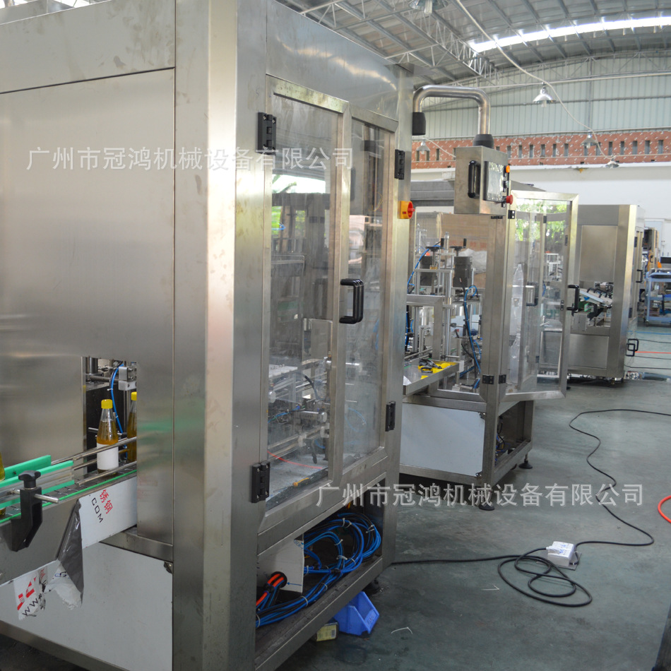 灌装机液体罐装机膏体自动灌装旋盖机花生油白酒定量负压灌装