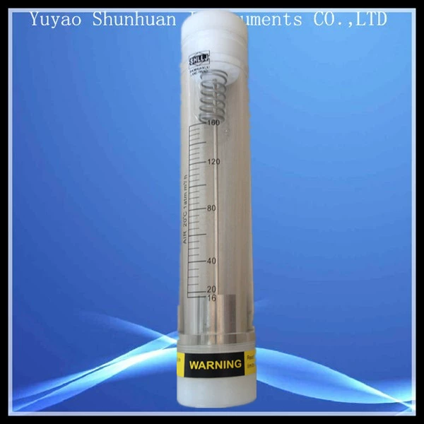 PP пластиковый внутренний провод разъем трубопровода типа стеклянный поплавок газа расходомер