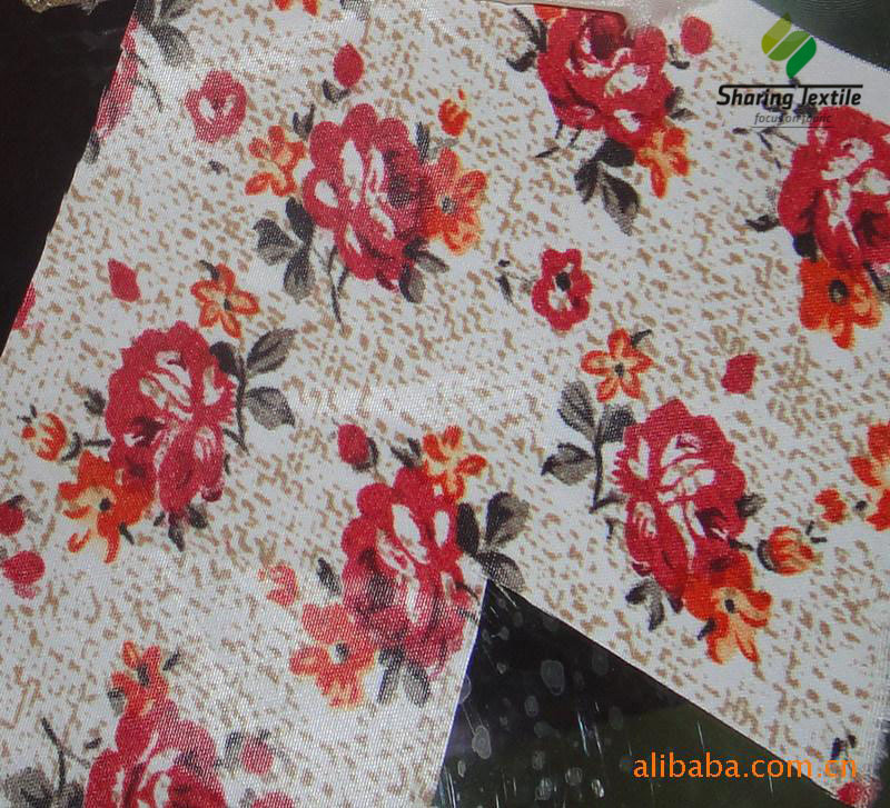 300T消光印花春亚纺/印花春亚纺/春亚纺印花/300T春亚纺印花