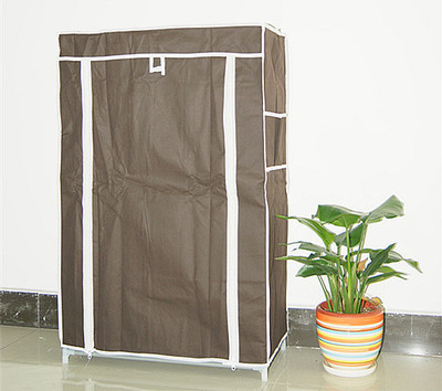 语屋W8858-5无纺布五层简易鞋柜多功能创意组合多层钢管收纳鞋架|ms