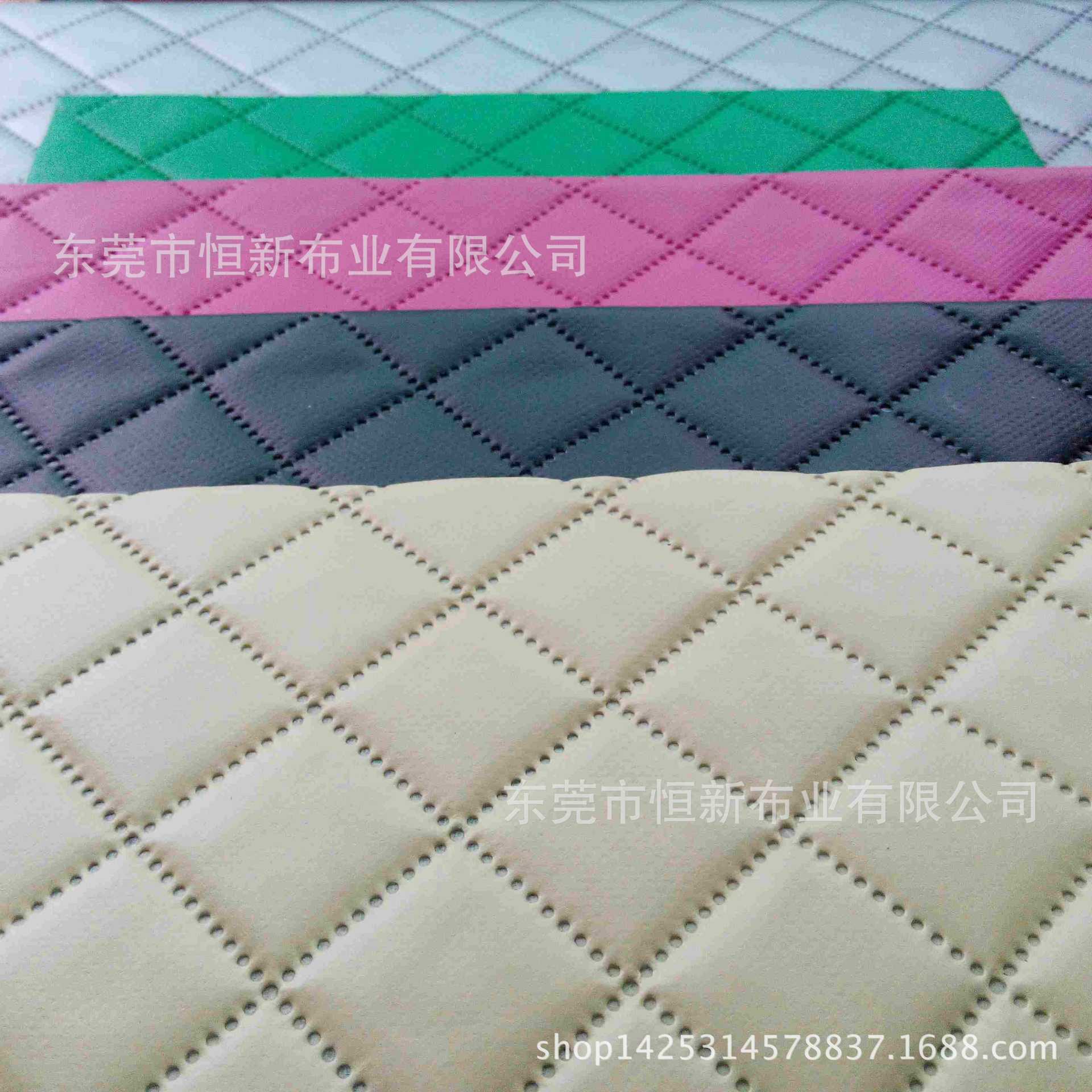 超声波压花夹棉打点覆膜无纺布来料加工