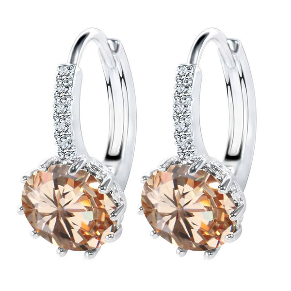 Platinum earrings