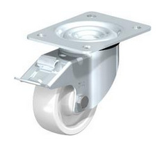 LK-SPO 100G-3 4寸尼龙底板140 x 110中心孔距105 x 75-80MM